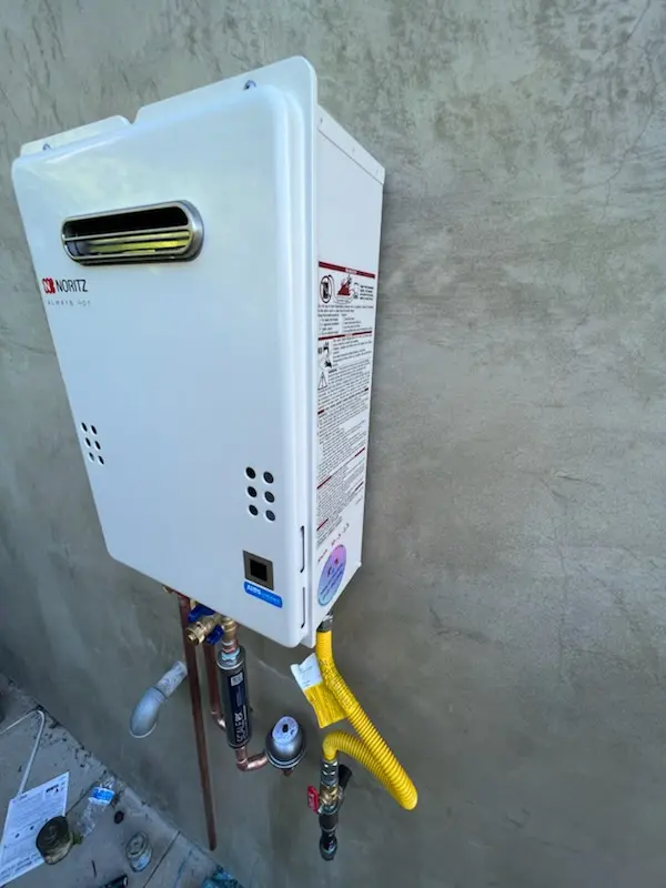Tankless water heater installation for Fairlawn at Daytona Beach homes